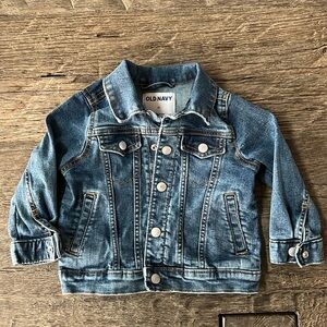EUC denim jacket worn once 2T